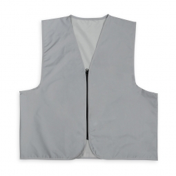 Reflective zip vest – reflective all around for adults
