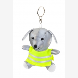 Dog in reflective vest
