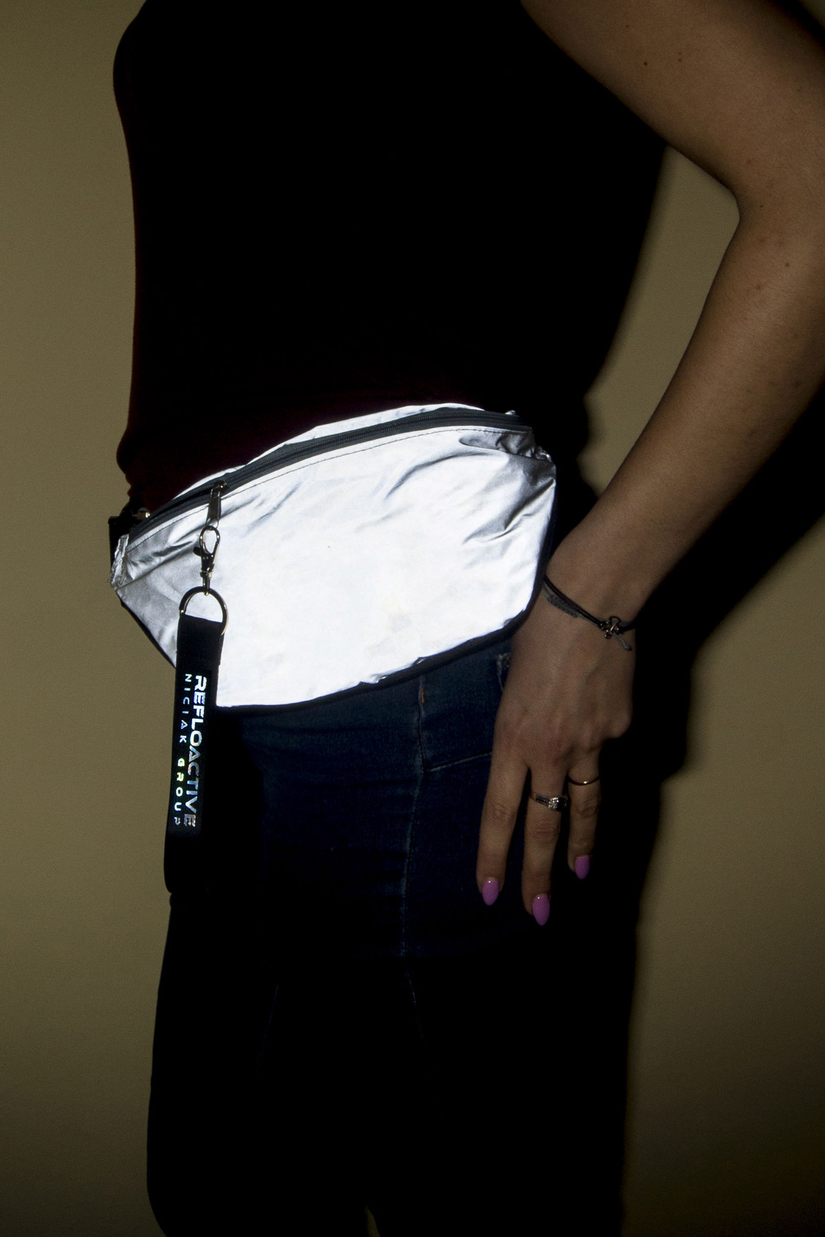 Be safe with reflective waistbag